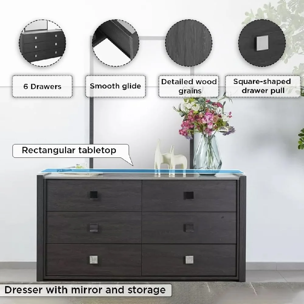 سرویس خواب 5 تکه سوپر کینگ کمبریج نئو اسمارت هوم باکس - 200x200 سانتی متر