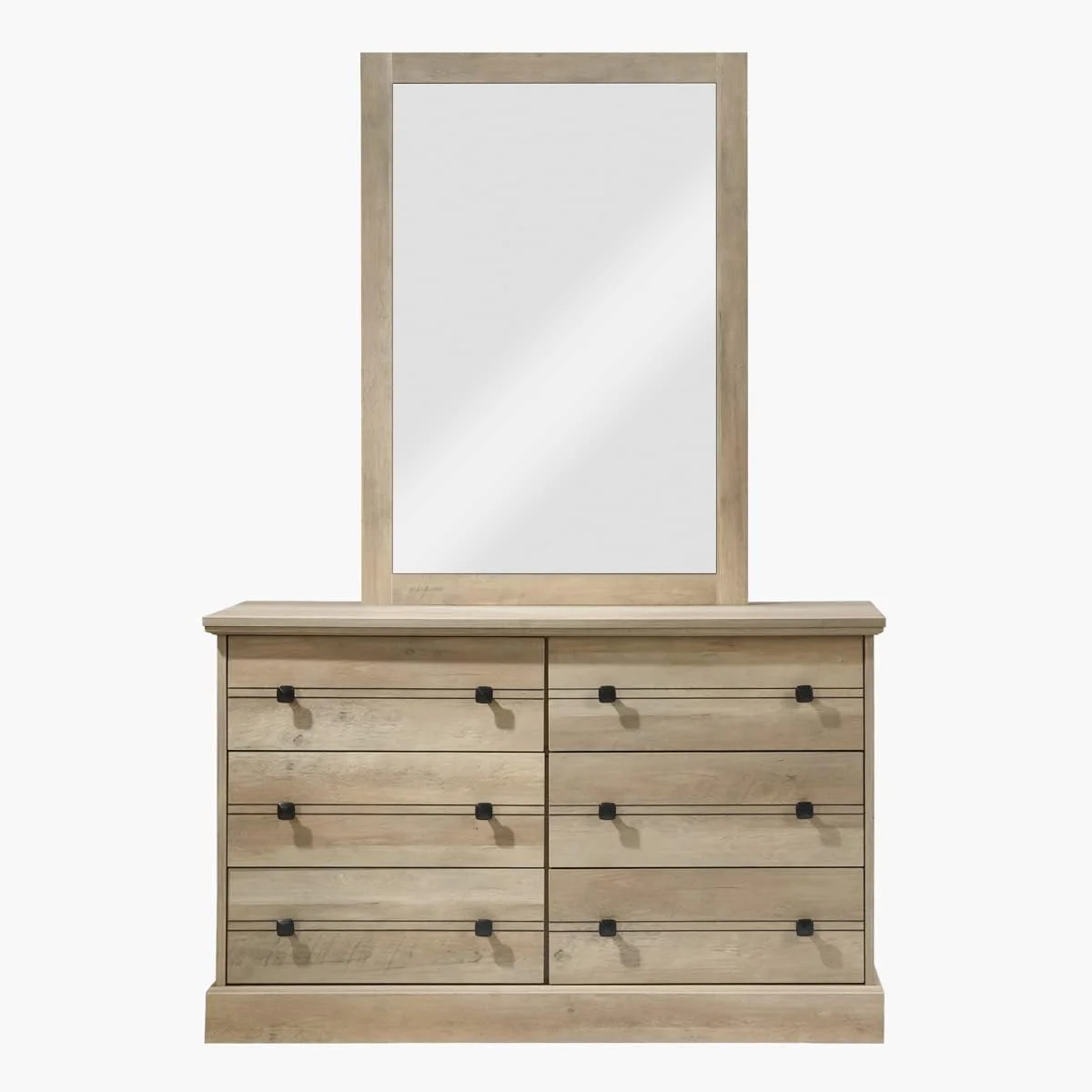 سرویس خواب 5 تکه کینگ هوم باکس مدل بلیر شامل تخت کینگ، 2 پاتختی، میز آرایش و آینه - 180x200 سانتی متر