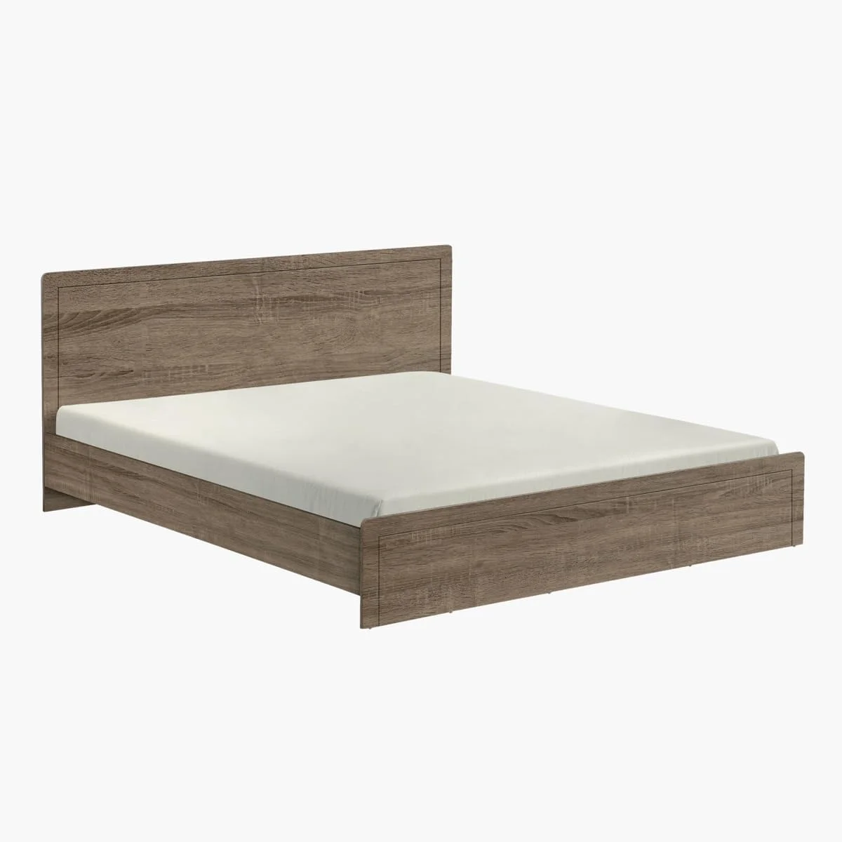 سرویس خواب 6 تکه کینگ هوم باکس مدل Oasis قهوه ای ابعاد 204 X 87.6 X 184.8 سانتی متر