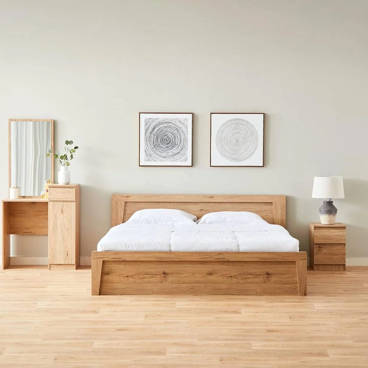 سرویس خواب 4 تکه کینگ هوم باکس پرایم 209 X 80 X 194 سانتی متر بژ سرویس خواب 4 تکه کینگ هوم باکس پرایم 209 X 80 X 194 سانتی متر بژ