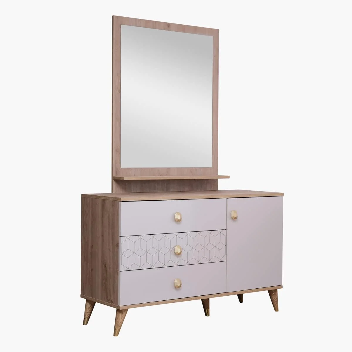 سرویس خواب 5 تکه کینگ هوم باکس مدل Pandora ابعاد 210.5 X 100.8 X 192 سانتی متر رنگ بژ/سفید سرویس خواب 5 تکه کینگ هوم باکس مدل Pandora ابعاد 210.5 X 100.8 X 192 سانتی متر رنگ بژ/سفید