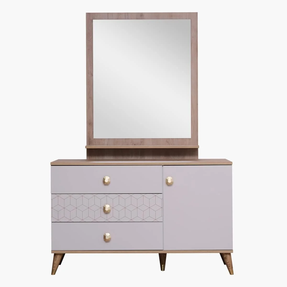 سرویس خواب 5 تکه کینگ هوم باکس مدل Pandora ابعاد 210.5 X 100.8 X 192 سانتی متر رنگ بژ/سفید سرویس خواب 5 تکه کینگ هوم باکس مدل Pandora ابعاد 210.5 X 100.8 X 192 سانتی متر رنگ بژ/سفید