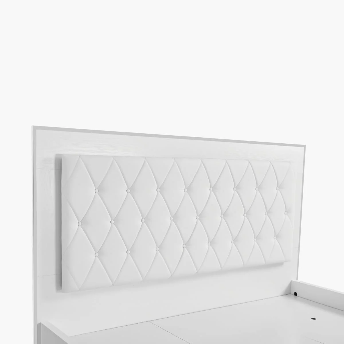 سرویس خواب سوپر کینگ 5 تکه Home Box مدل Solitaire ابعاد 209 X 140 X 218.5 سانتی متر - سفید