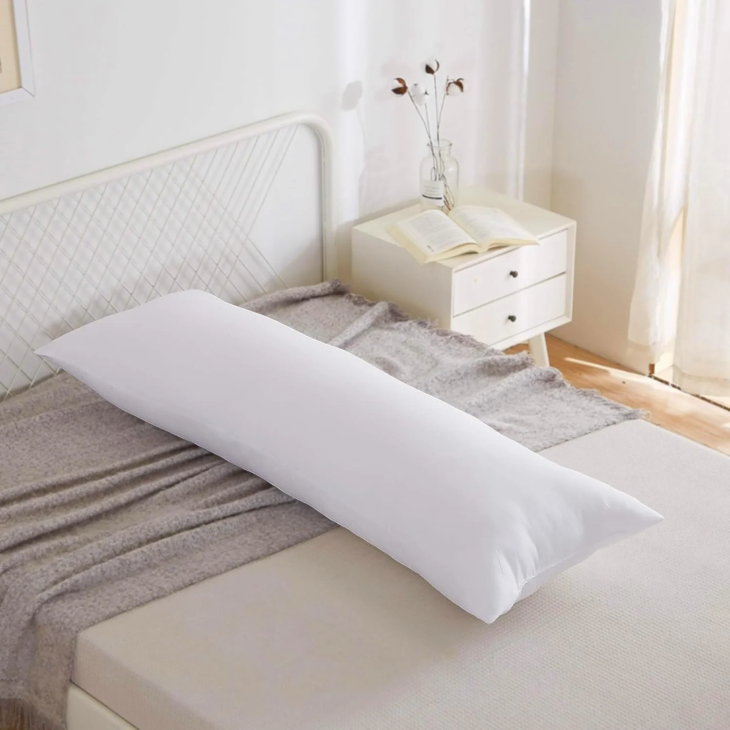 بالش بدنی بلند آریستوکرات برای خواب پهلو، بسته بندی شده با وکیوم 40x140 سانتی متر