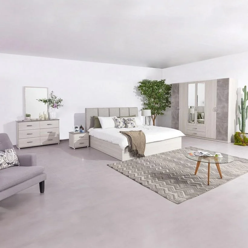 سرویس خواب 5 تکه سوپر کینگ HomeBox مدل Alina - 200x200 سانتی متر