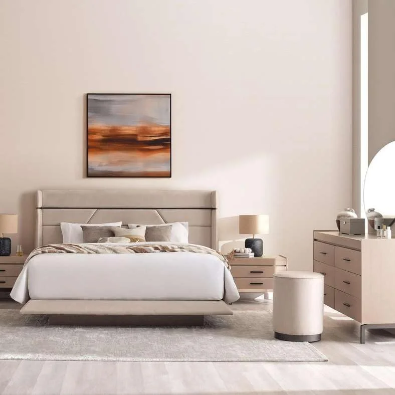 سرویس خواب 6 تکه پلمیر پان هوم 180X200 سانتی متر بژ