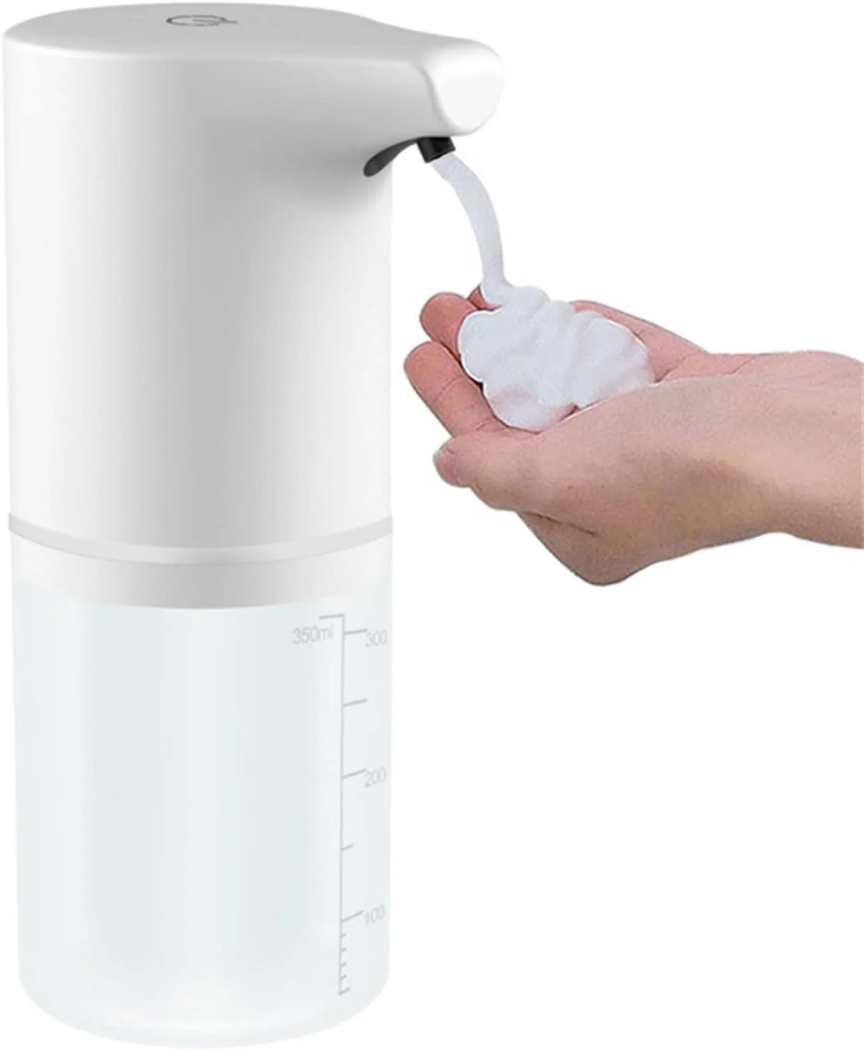 YYVVBBF جا مایع ظرفشویی برای سینک ظرفشویی، جا مایع ظرفشویی اتوماتیک شارژی هوشمند، جا مایع دستشویی بدون لمس حمام