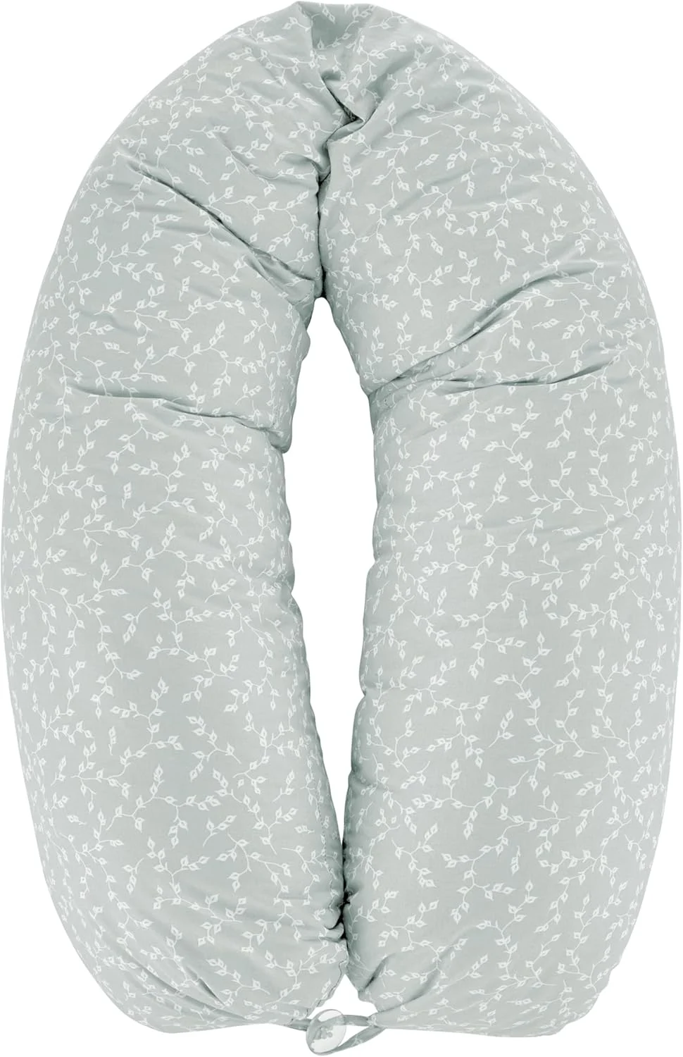 بالش چند منظوره مادر و نوزاد Babyjem، خاکستری، 0 ماه+ - بالش شیردهی، بارداری، بعد از زایمان، بالش نشستن 2 در 1 با الیاف سیلیکونی و روکش قابل شستشو.