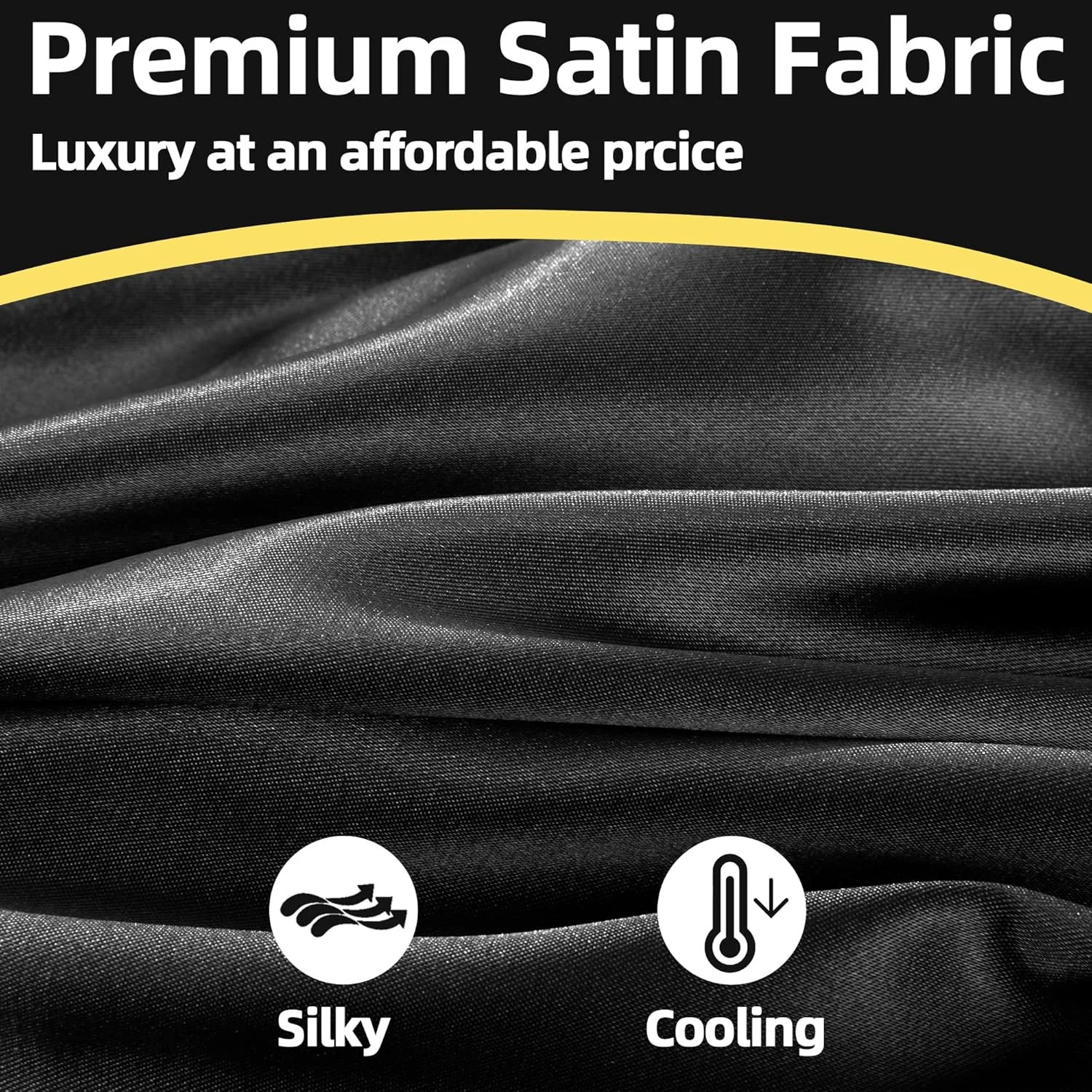 روکش بالش بارداری ساتن ابریشمی BALAPET (فقط روبالشی)، روکش بالش بارداری بزرگ و مجلل C شکل با زیپ مخفی، محافظ بالش نرم و تنفسی برای خواب پهلو، مشکی روکش بالش بارداری ساتن ابریشمی BALAPET (فقط روبالشی)، روکش بالش بارداری بزرگ و مجلل C شکل با زیپ مخفی، محافظ بالش نرم و تنفسی برای خواب پهلو، مشکی