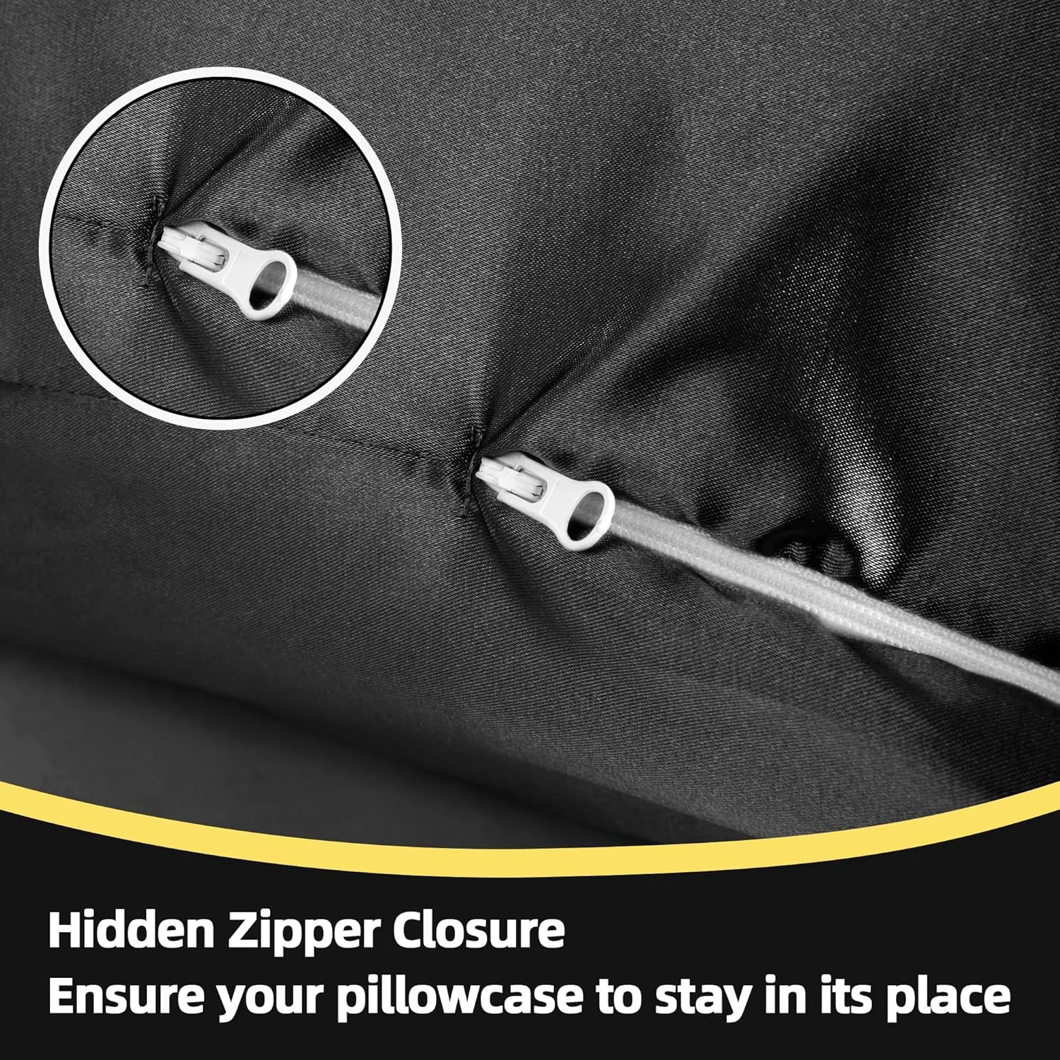 روکش بالش بارداری ساتن ابریشمی BALAPET (فقط روبالشی)، روکش بالش بارداری بزرگ و مجلل C شکل با زیپ مخفی، محافظ بالش نرم و تنفسی برای خواب پهلو، مشکی روکش بالش بارداری ساتن ابریشمی BALAPET (فقط روبالشی)، روکش بالش بارداری بزرگ و مجلل C شکل با زیپ مخفی، محافظ بالش نرم و تنفسی برای خواب پهلو، مشکی