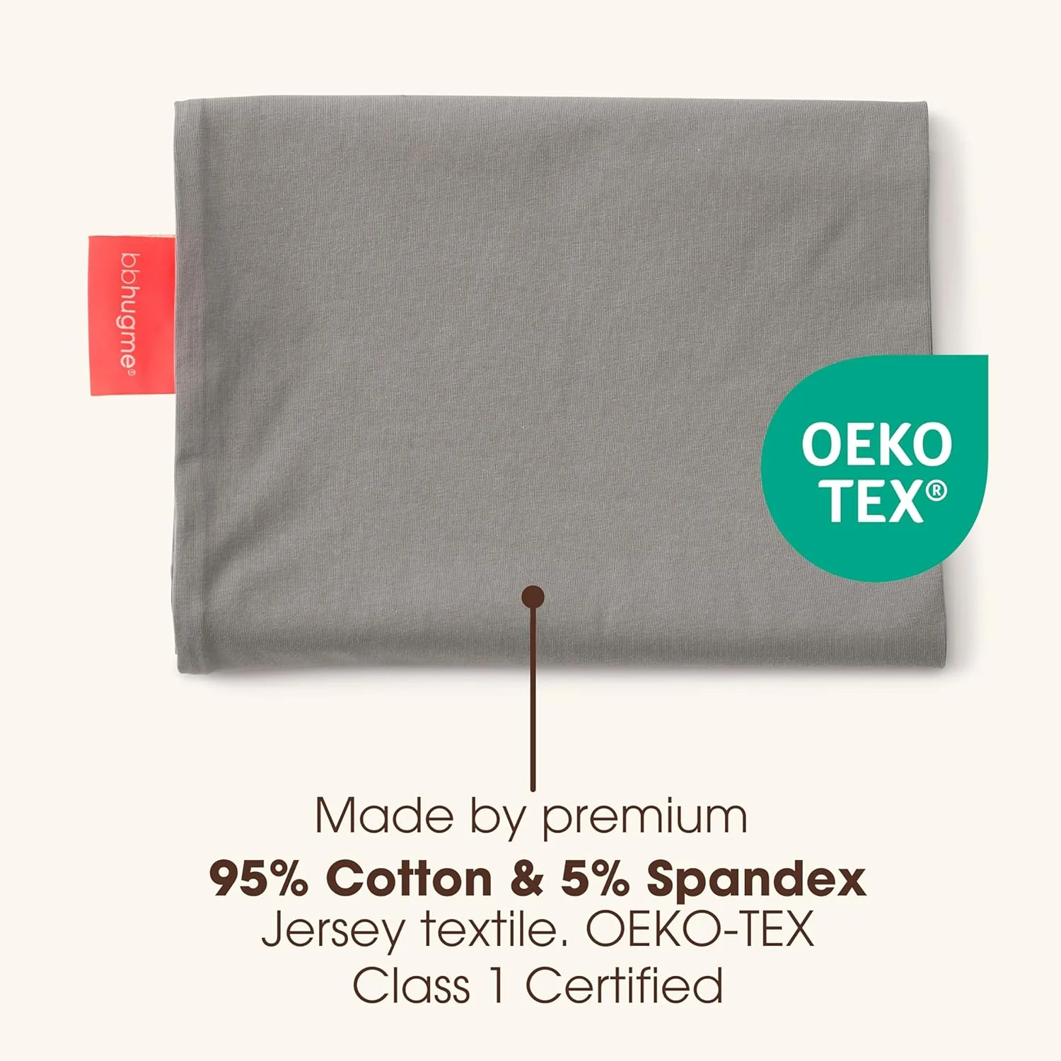 روکش بالش بارداری bbhugme طرح Stone (خاکستری) روکش بالش بارداری bbhugme طرح Stone (خاکستری)