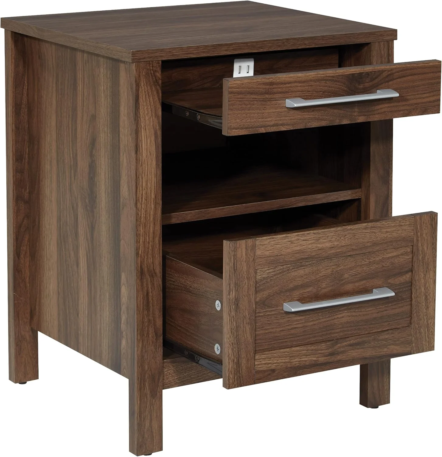 ست مبلمان اتاق خواب استونبروک OSP Home Furnishings، سایز کوئین یا فول، روکش گردویی کلاسیک ست مبلمان اتاق خواب استونبروک OSP Home Furnishings، سایز کوئین یا فول، روکش گردویی کلاسیک