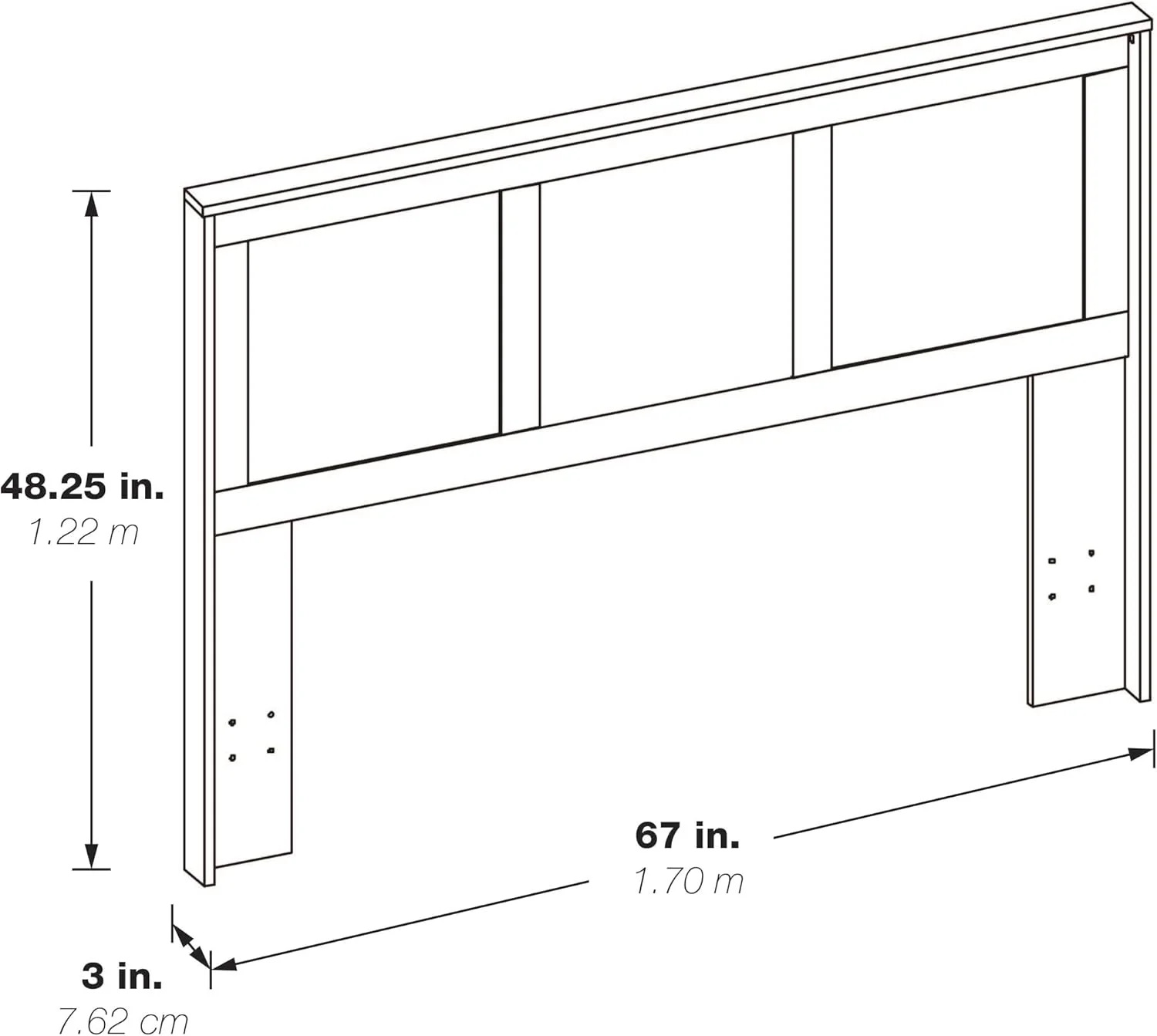 ست مبلمان اتاق خواب استونبروک OSP Home Furnishings، سایز کوئین یا فول، روکش گردویی کلاسیک ست مبلمان اتاق خواب استونبروک OSP Home Furnishings، سایز کوئین یا فول، روکش گردویی کلاسیک