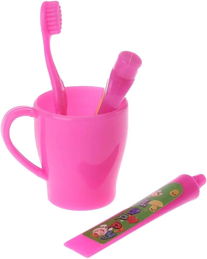 1 ست اسباب بازی حمام عروسکی شامل مسواک عروسکی، مینیاتوری، خمیر دندان، لیوان، لوازم تزئینی حمام، عروسک، هدیه برای کودکان دختر، خانه عروسکی، مینی کیت ابزار 1 ست اسباب بازی حمام عروسکی شامل مسواک عروسکی، مینیاتوری، خمیر دندان، لیوان، لوازم تزئینی حمام، عروسک، هدیه برای کودکان دختر، خانه عروسکی، مینی کیت ابزار