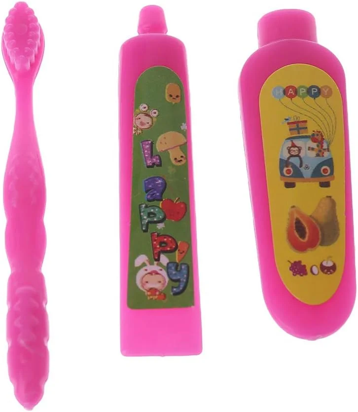 1 ست اسباب بازی حمام عروسکی شامل مسواک عروسکی، مینیاتوری، خمیر دندان، لیوان، لوازم تزئینی حمام، عروسک، هدیه برای کودکان دختر، خانه عروسکی، مینی کیت ابزار 1 ست اسباب بازی حمام عروسکی شامل مسواک عروسکی، مینیاتوری، خمیر دندان، لیوان، لوازم تزئینی حمام، عروسک، هدیه برای کودکان دختر، خانه عروسکی، مینی کیت ابزار