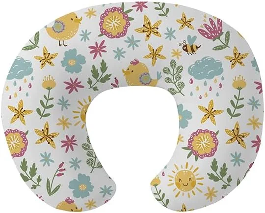 بالش شیردهی طرح هرمایون بلوم، بالش شیردهی و موقعیت دهنده برای نوزادان، پشتیبانی تغذیه برای مادر و نوزاد، زمان بازی روی شکم، برای شیردهی با شیر مادر و شیشه شیر