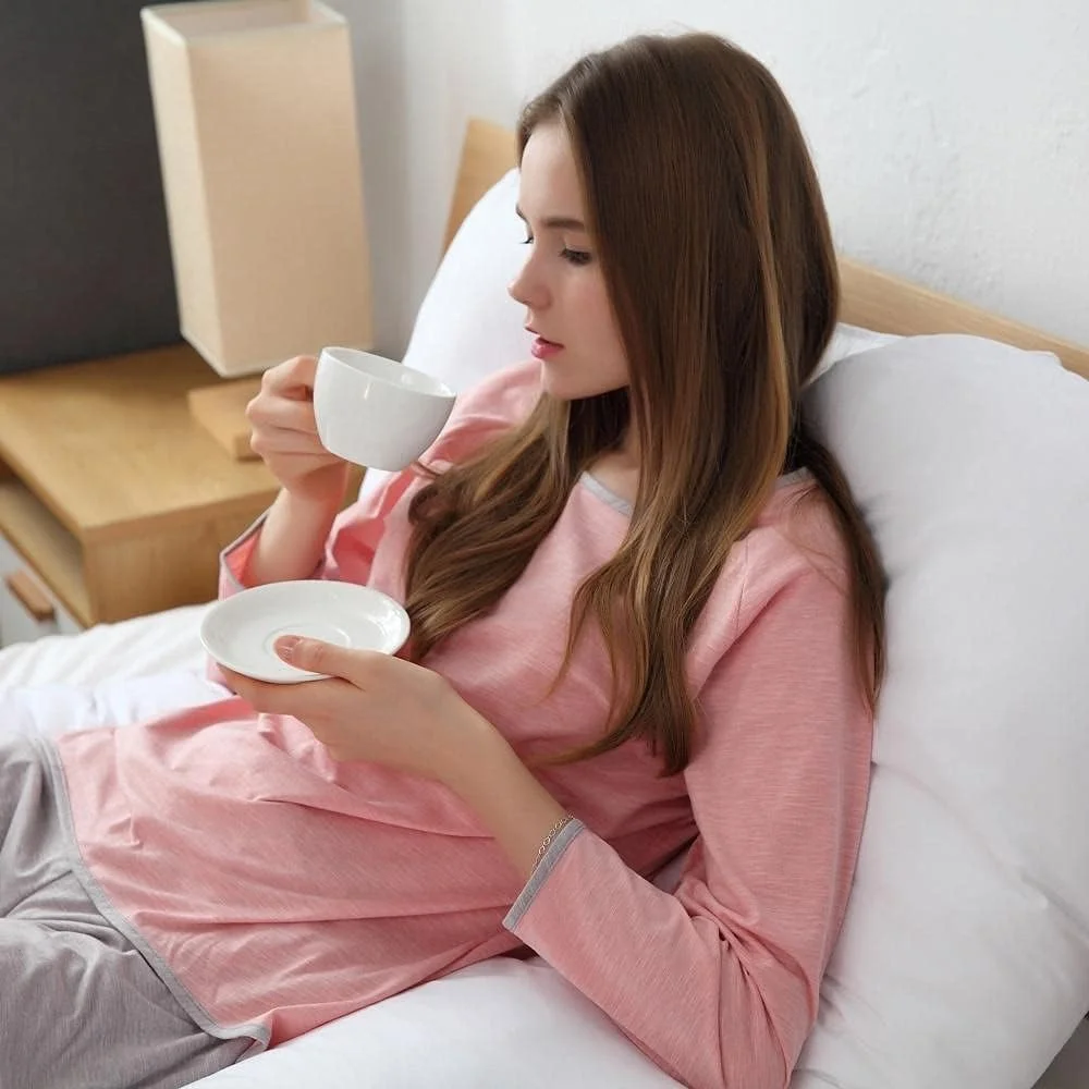 بالش راحتی بلوبری - بالش بارداری برای حمایت از بدن مادر - بالش شیردهی U شکل - 100% پنبه سفید بالش راحتی بلوبری - بالش بارداری برای حمایت از بدن مادر - بالش شیردهی U شکل - 100% پنبه سفید