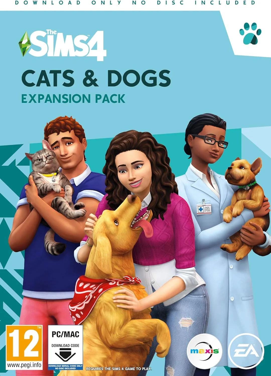 Electronic Arts The Sims 4 Cats and Dogs (کد دانلود PC)