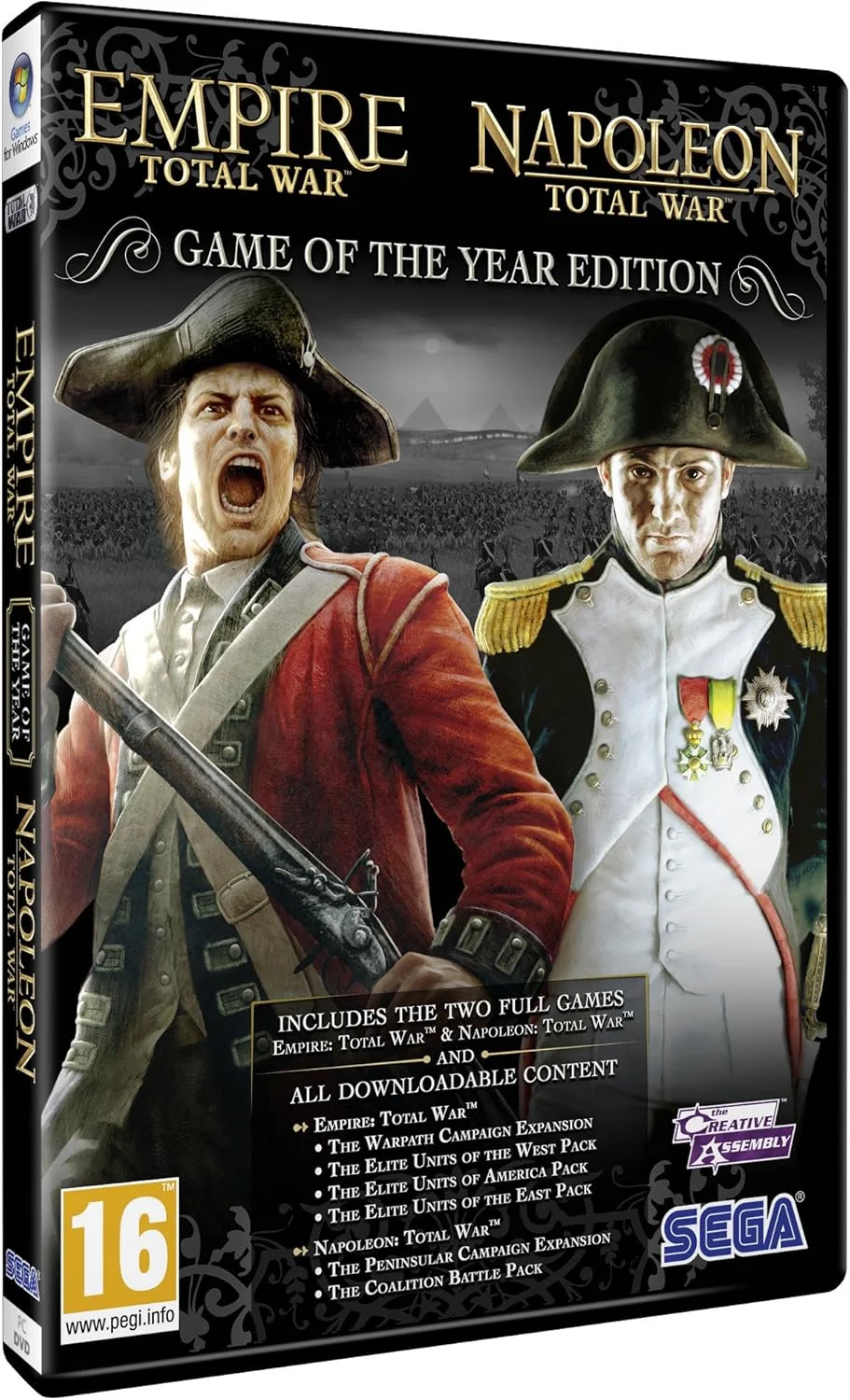 مجموعه بازی های SEGA Empire و Napoleon Total War - نسخه بازی سال (PC DVD) مجموعه بازی های SEGA Empire و Napoleon Total War - نسخه بازی سال (PC DVD)