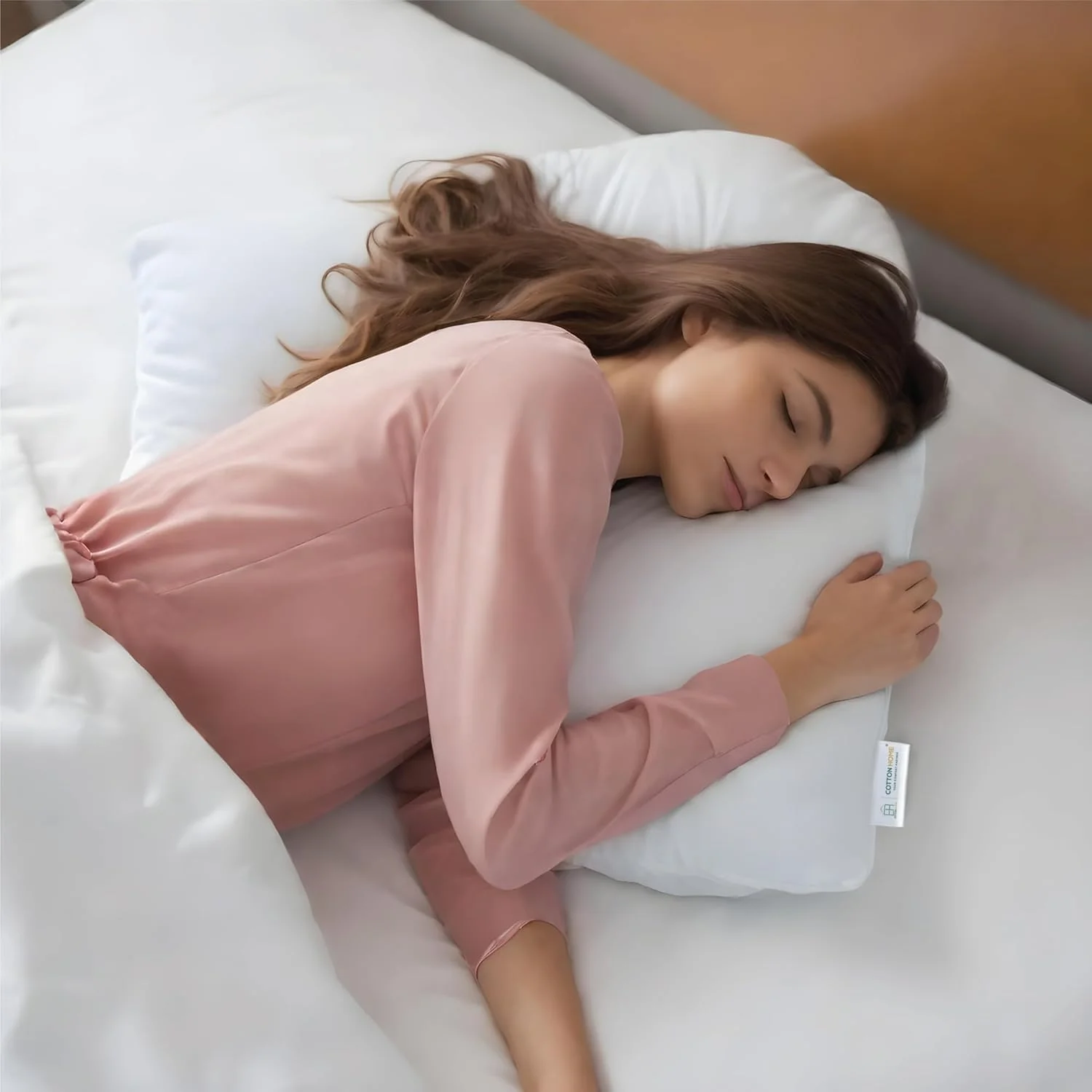 بالش پنبه ای هوم مدل V شکل برای گردن، بالش ارتوپدی برای پشت، شانه، بالش بارداری، بالش خواب، پشتیبانی از سر، میکروفایبر تسکین درد، سایز استاندارد 70X70 سانتی متر، کامل (سفید) بالش پنبه ای هوم مدل V شکل برای گردن، بالش ارتوپدی برای پشت، شانه، بالش بارداری، بالش خواب، پشتیبانی از سر، میکروفایبر تسکین درد، سایز استاندارد 70X70 سانتی متر، کامل (سفید)