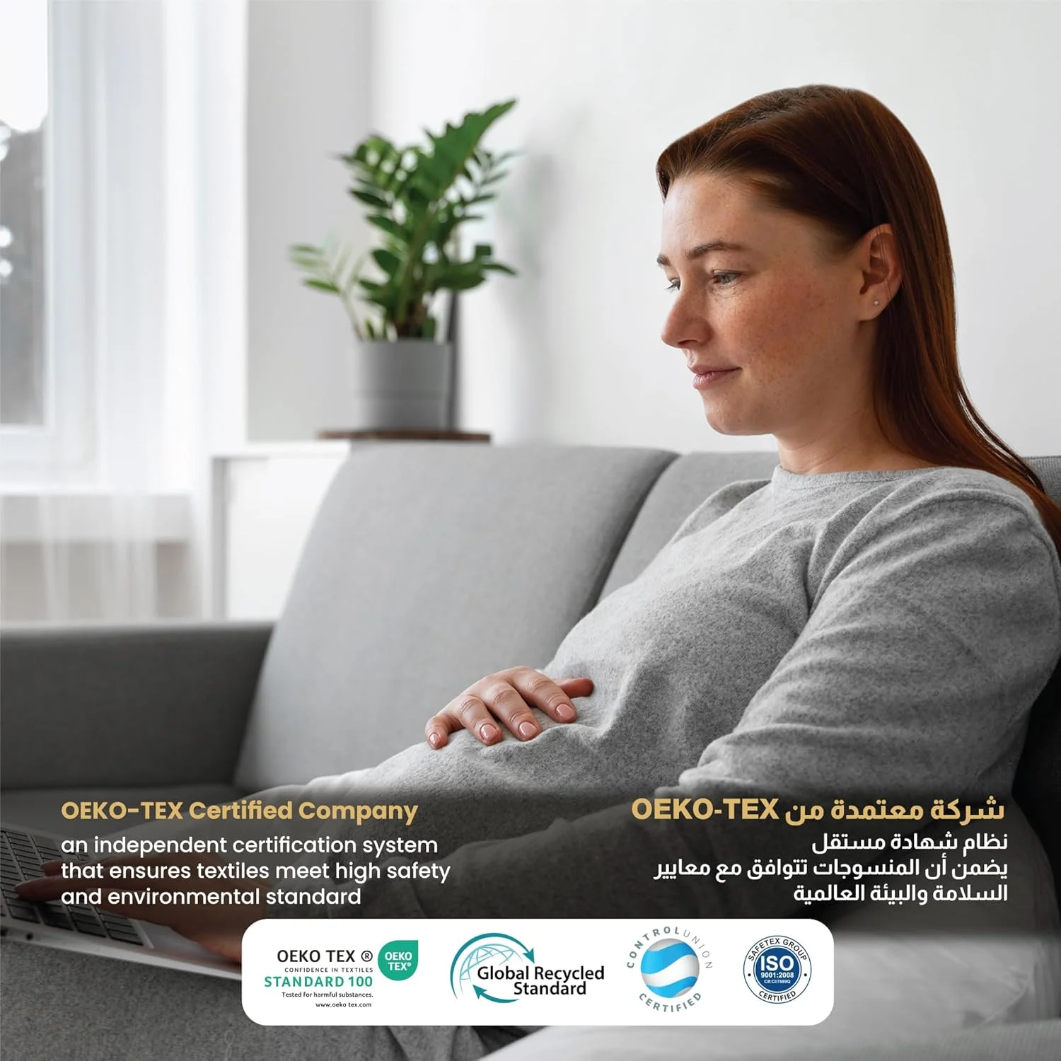 بالش بارداری Cotton Home® ابعاد 80 X 130 سانتی متر، فوق العاده نرم و سبک، بالش کامل بدن برای زنان باردار - پشتیبانی از کمر، باسن، زانوها، گردن و سر - سایز XL کامل (سفید) بالش بارداری Cotton Home® ابعاد 80 X 130 سانتی متر، فوق العاده نرم و سبک، بالش کامل بدن برای زنان باردار - پشتیبانی از کمر، باسن، زانوها، گردن و سر - سایز XL کامل (سفید)