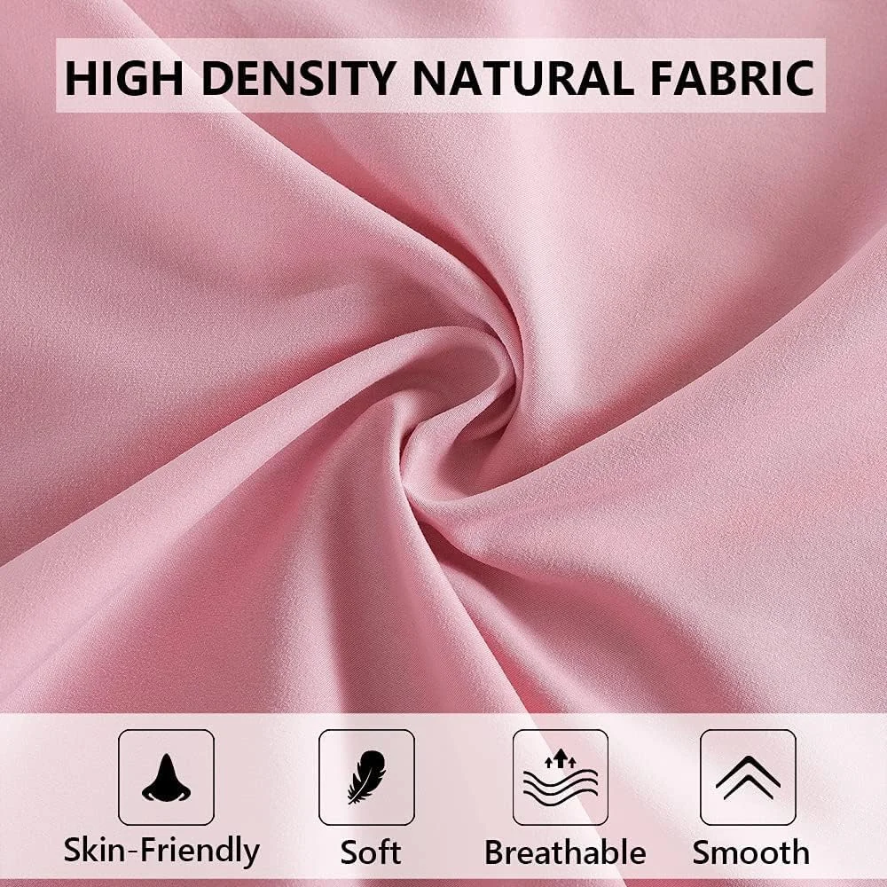 بالش بدن ELNIDO QUEEN با روبالشی - بالش بلند نرم برای بزرگسالان - بالش داخلی تمام بدن تنفسی برای خواب، 20x54 اینچ - صورتی بالش بدن ELNIDO QUEEN با روبالشی - بالش بلند نرم برای بزرگسالان - بالش داخلی تمام بدن تنفسی برای خواب، 20x54 اینچ - صورتی