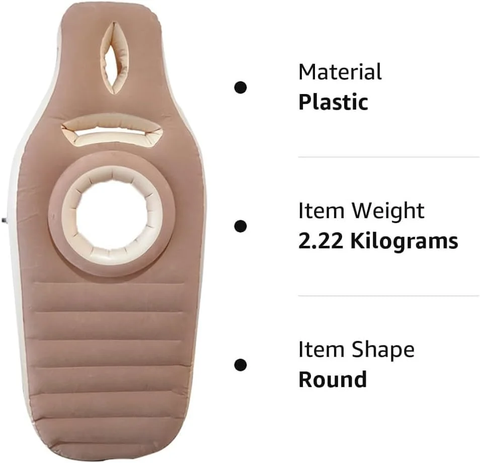 بالش بارداری HCLSHOP، بهترین بالش بارداری برای خوابیدن به شکم با سوراخی برای دراز کشیدن روی شکم در دوران بارداری