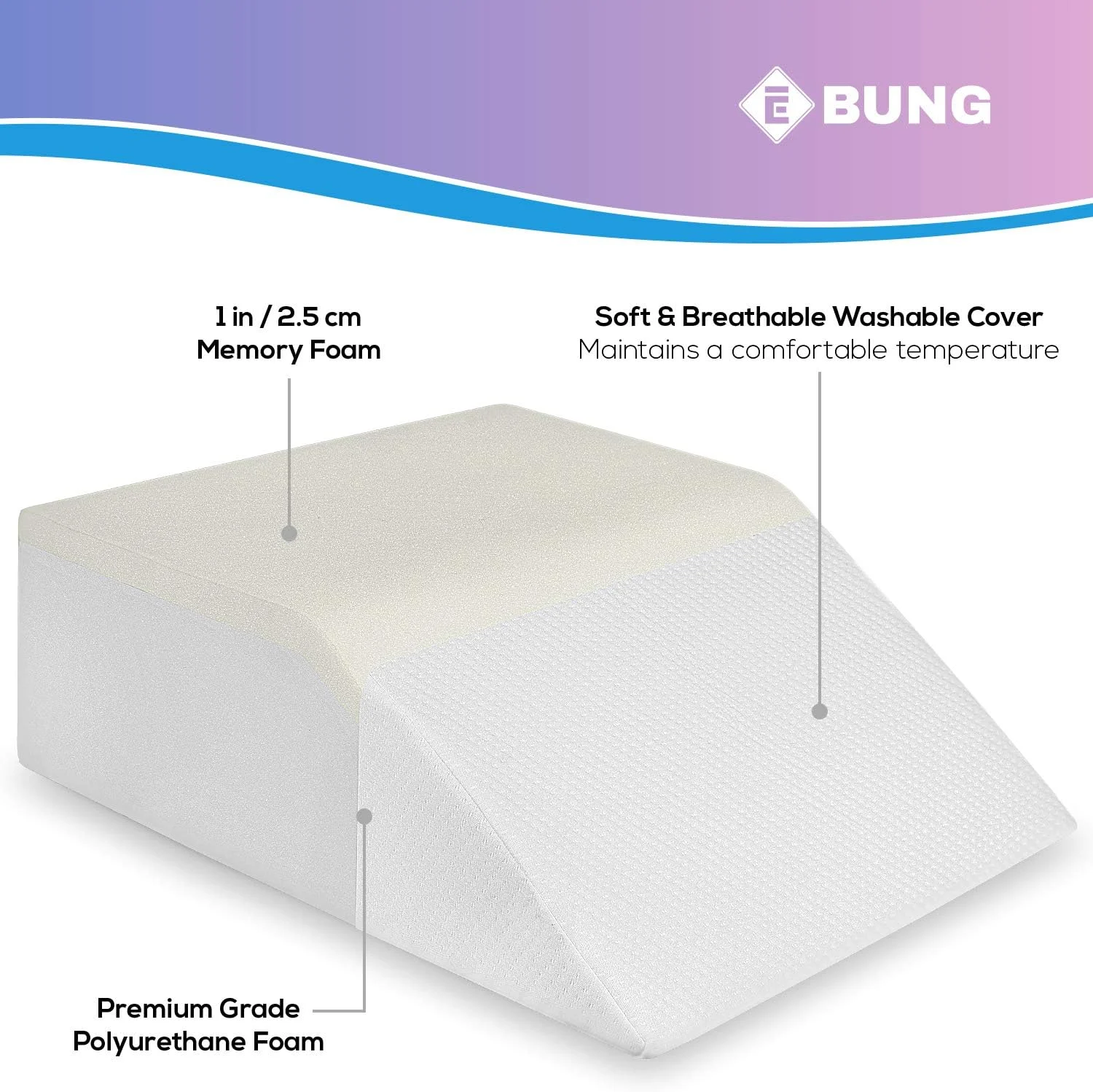 بالش بالابر پا - با رویه مموری فوم، استراحتگاه پا با چگالی بالا، فوم گوه ای بالابرنده - تسکین درد پا، درد لگن و زانو، بهبود گردش خون، کاهش تورم - روکش قابل تنفس و قابل شستشو بالش بالابر پا - با رویه مموری فوم، استراحتگاه پا با چگالی بالا، فوم گوه ای بالابرنده - تسکین درد پا، درد لگن و زانو، بهبود گردش خون، کاهش تورم - روکش قابل تنفس و قابل شستشو