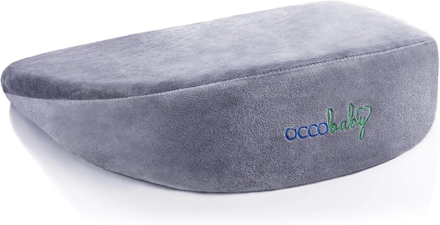 بالش بارداری گوه ای OCCObaby برای خواب | بالش گوه ای کوچک برای مسافرت برای پشتیبانی از کمر | بالش گوه ای برای خوابیدن به پهلو | بالش گوه ای شکم