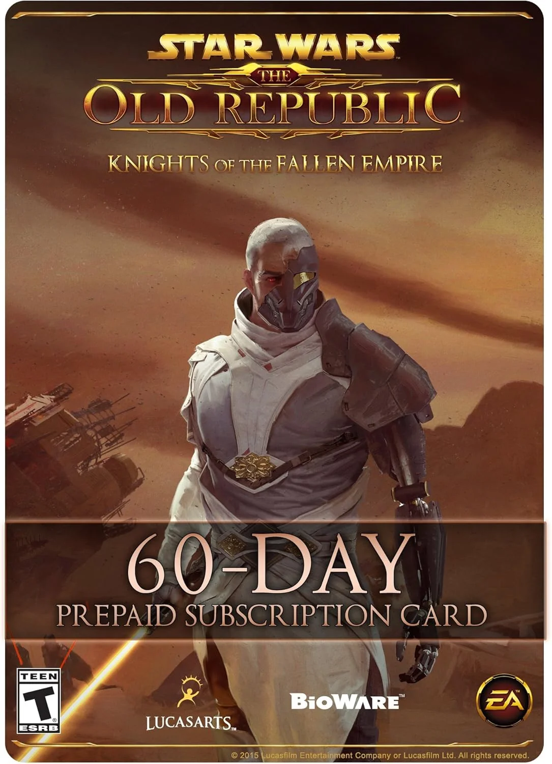 کارت زمان پیش پرداخت 60 روزه STAR WARS: The Old Republic [کد آنلاین PC]