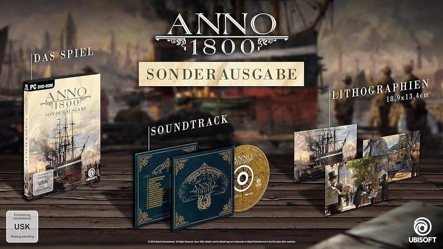 Anno 1800 نسخه ویژه (شامل موسیقی متن و لیتوگرافی) - [PC]