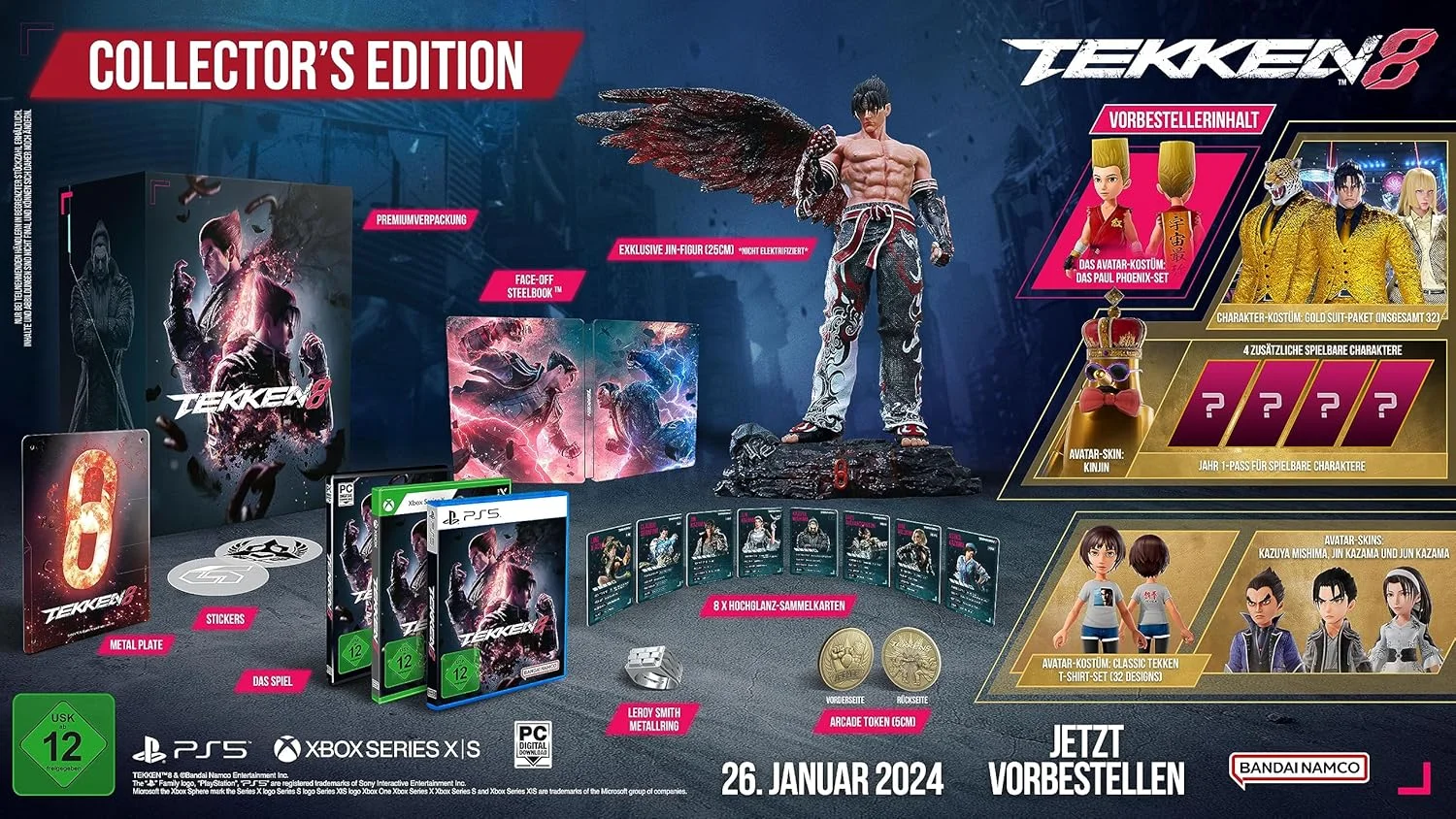 نسخه کلکسیونی بازی Tekken 8 از BANDAI NAMCO Entertainment - [PC]
