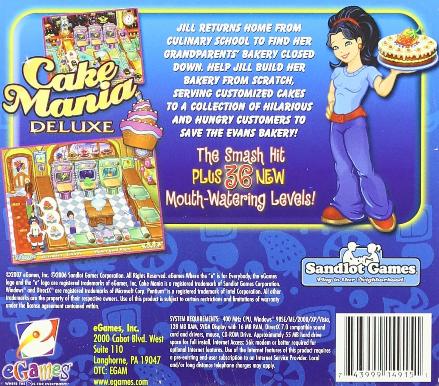 Cake Mania Deluxe - PC Cake Mania Deluxe - PC