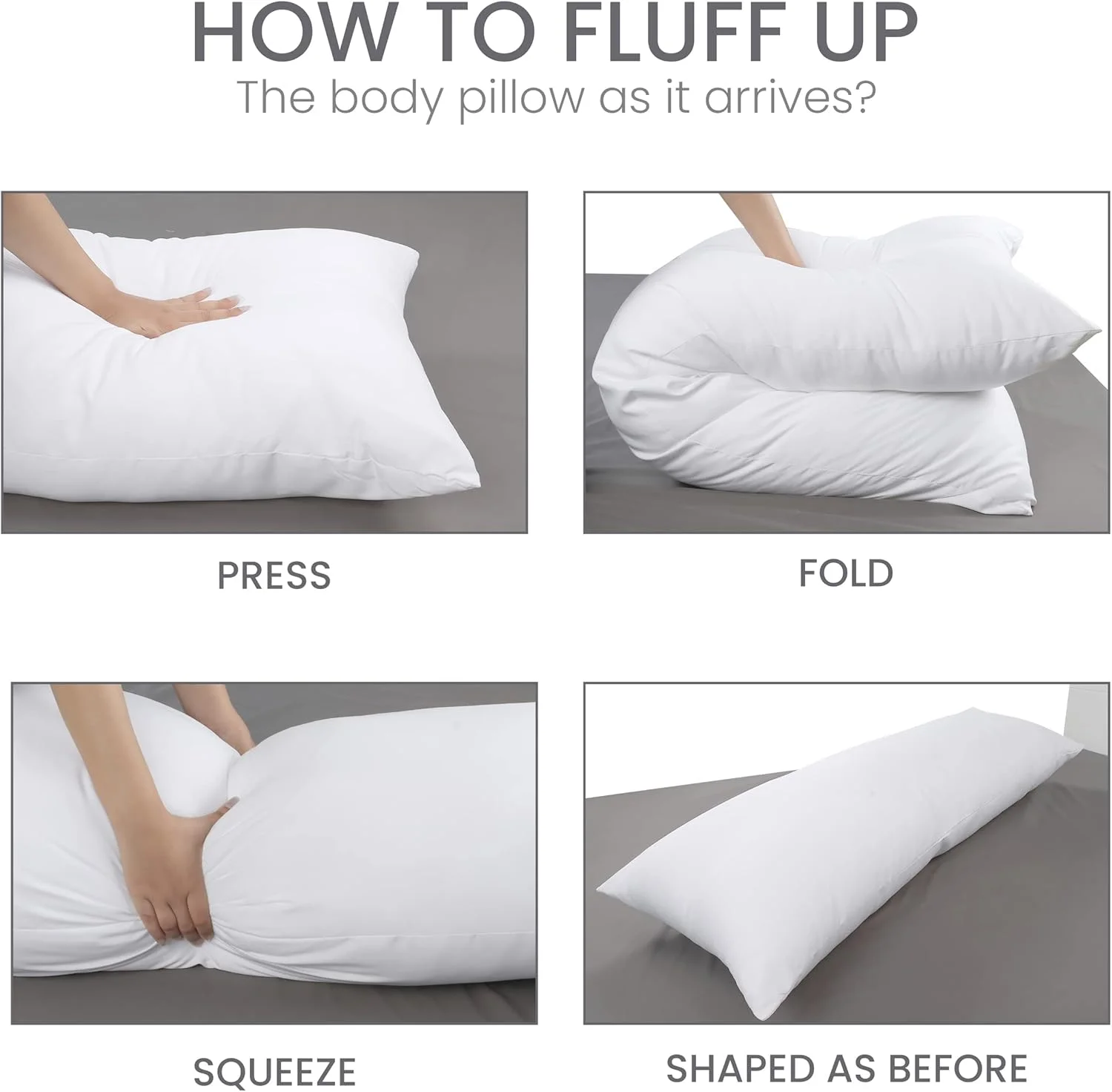 بالش بدنه فوق العاده نرم Utopia Bedding - بالش های بلند برای خوابیدن به پهلو در دوران بارداری - روکش 100% پنبه با پر کردن پلی استر نرم (تک بسته) بالش بدنه فوق العاده نرم Utopia Bedding - بالش های بلند برای خوابیدن به پهلو در دوران بارداری - روکش 100% پنبه با پر کردن پلی استر نرم (تک بسته)