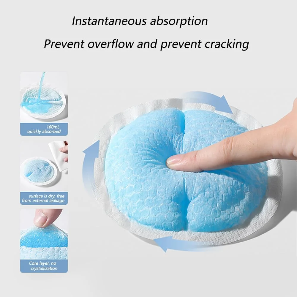 پدهای سینه یکبار مصرف AUTOYSUR 100 عددی، پدهای سینه یکبار مصرف برای شیردهی، پدهای شیردهی، طراحی ضد نشت، نرم و فوق العاده جاذب برای تناسب و احتیاط بهینه (100 عدد) پدهای سینه یکبار مصرف AUTOYSUR 100 عددی، پدهای سینه یکبار مصرف برای شیردهی، پدهای شیردهی، طراحی ضد نشت، نرم و فوق العاده جاذب برای تناسب و احتیاط بهینه (100 عدد)