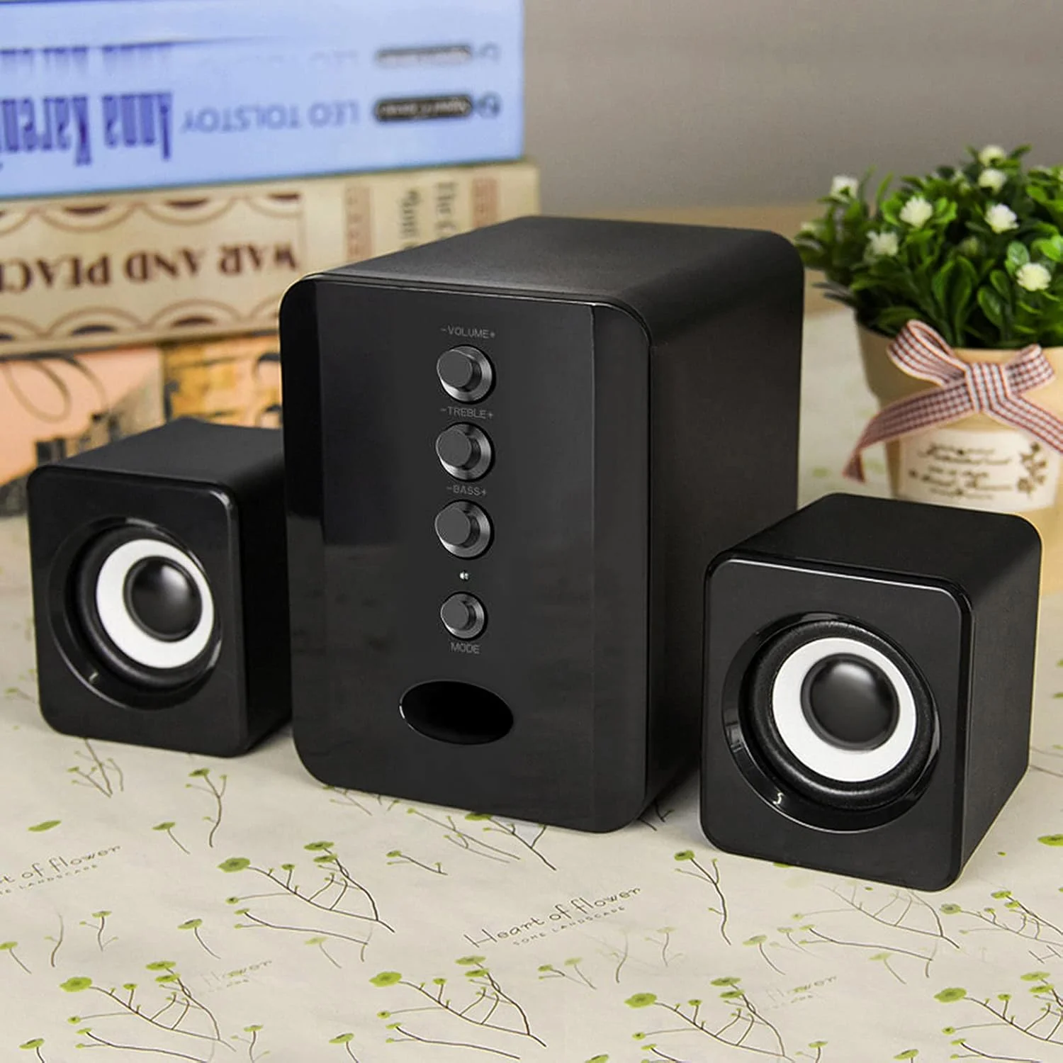 اسپیکر های ترکیبی سیم دار USB مدل Irovami D-202، اسپیکر های کامپیوتر، ساب ووفر پخش کننده موسیقی استریو با بیس قوی، جعبه صدا برای کامپیوتر رومیزی، لپ تاپ، تبلت، تلفن هوشمند اسپیکر های ترکیبی سیم دار USB مدل Irovami D-202، اسپیکر های کامپیوتر، ساب ووفر پخش کننده موسیقی استریو با بیس قوی، جعبه صدا برای کامپیوتر رومیزی، لپ تاپ، تبلت، تلفن هوشمند