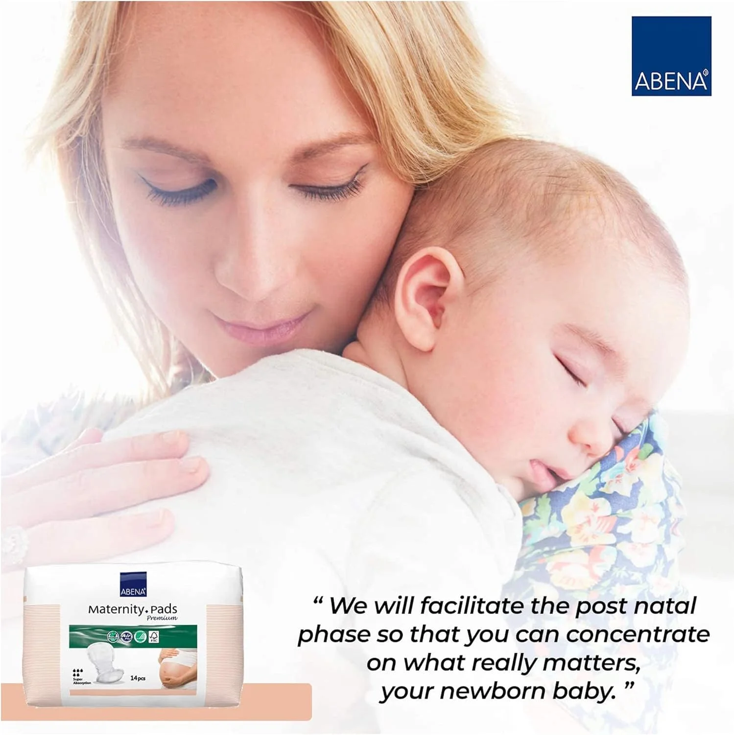پدهای بهداشتی دوران بارداری آبنا پریمیوم، جذب فوق العاده، 15 عددی پدهای بهداشتی دوران بارداری آبنا پریمیوم، جذب فوق العاده، 15 عددی