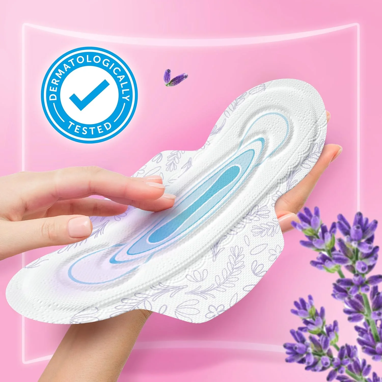 پدهای بهداشتی Always Skin Love، اولین پدهای Always با طراوت اسطوخودوس، تا 100% قابلیت تنفس، نرمی، محافظت، ضخیم و بزرگ، 48 عدد پدهای بهداشتی Always Skin Love، اولین پدهای Always با طراوت اسطوخودوس، تا 100% قابلیت تنفس، نرمی، محافظت، ضخیم و بزرگ، 48 عدد