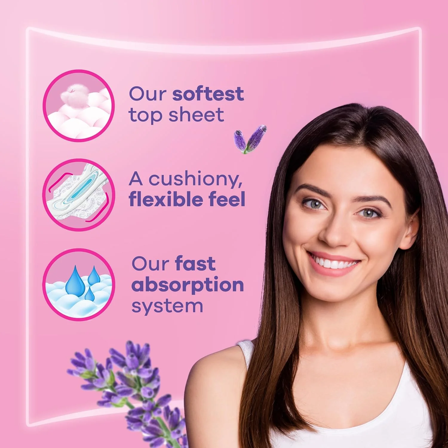 پدهای بهداشتی Always Skin Love، اولین پدهای Always با طراوت اسطوخودوس، تا 100% قابلیت تنفس، نرمی، محافظت، ضخیم و بزرگ، 48 عدد پدهای بهداشتی Always Skin Love، اولین پدهای Always با طراوت اسطوخودوس، تا 100% قابلیت تنفس، نرمی، محافظت، ضخیم و بزرگ، 48 عدد