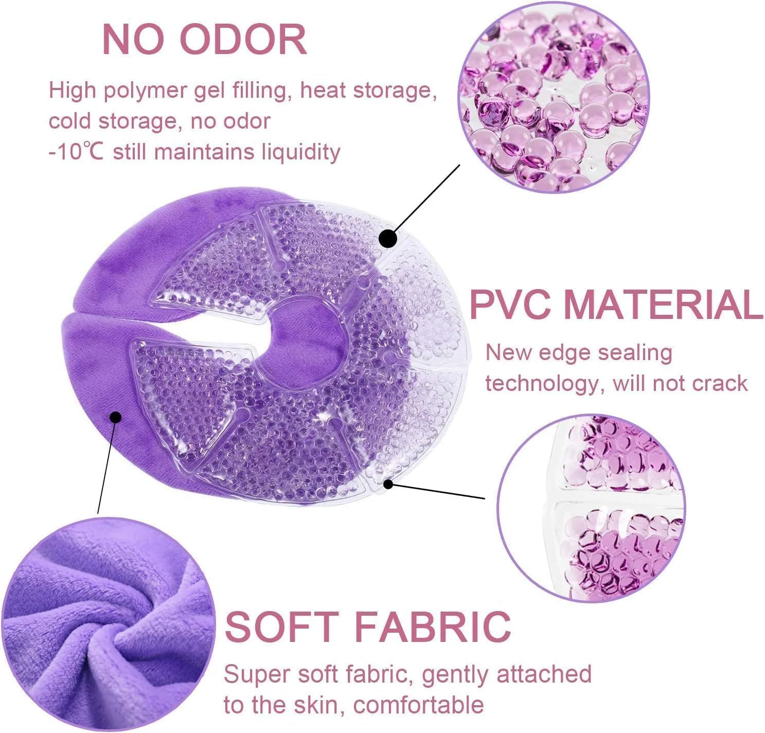 پد های درمانی سینه 2 عددی، پد های ژلی شیردهی گرم و سرد، لوازم ضروری شیردهی و بهبود پس از زایمان، پد های شیردهی تسکین درد برای ورم پستان