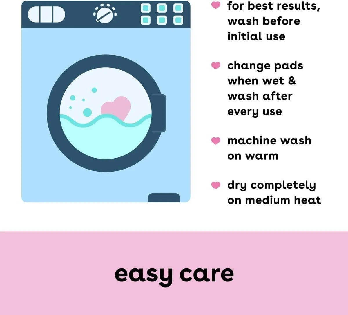 پدهای شیردهی شبانه ضد نشت بامبوبییز برای زنان، قابل استفاده مجدد و شستشو، آبی، 4 جفت پدهای شیردهی شبانه ضد نشت بامبوبییز برای زنان، قابل استفاده مجدد و شستشو، آبی، 4 جفت