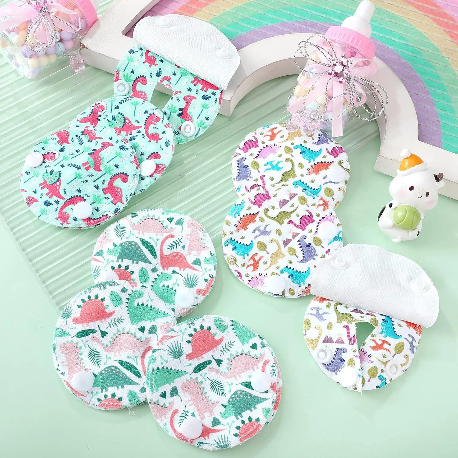 پد لوله تغذیه Breling بسته 18 عددی، پد دکمه ای، روکش دکمه Gtube، لوازم تغذیه دایناسور بامزه قابل استفاده مجدد G Tube برای مراقبت از شیردهی نوزادان و کودکان (دایناسور) پد لوله تغذیه Breling بسته 18 عددی، پد دکمه ای، روکش دکمه Gtube، لوازم تغذیه دایناسور بامزه قابل استفاده مجدد G Tube برای مراقبت از شیردهی نوزادان و کودکان (دایناسور)