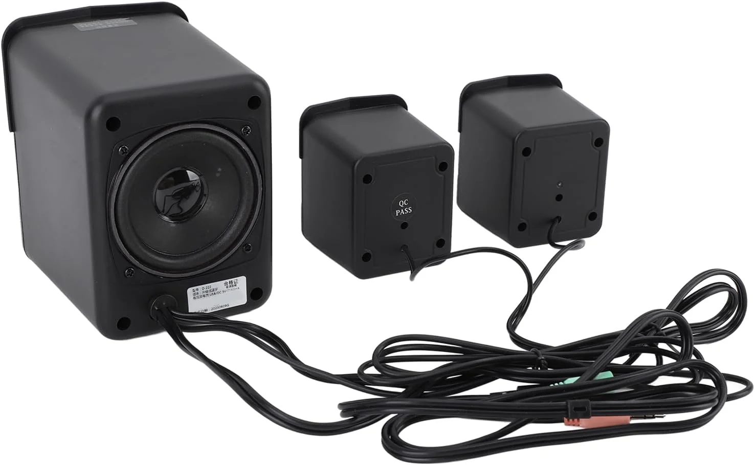 اسپیکر کامپیوتر Jectse با ساب ووفر داخلی، اسپیکر USB لپ تاپ با صدای فراگیر سه بعدی، دارای عملکرد، طراحی فعال منحصر به فرد، پایدار و - مشکی اسپیکر کامپیوتر Jectse با ساب ووفر داخلی، اسپیکر USB لپ تاپ با صدای فراگیر سه بعدی، دارای عملکرد، طراحی فعال منحصر به فرد، پایدار و - مشکی