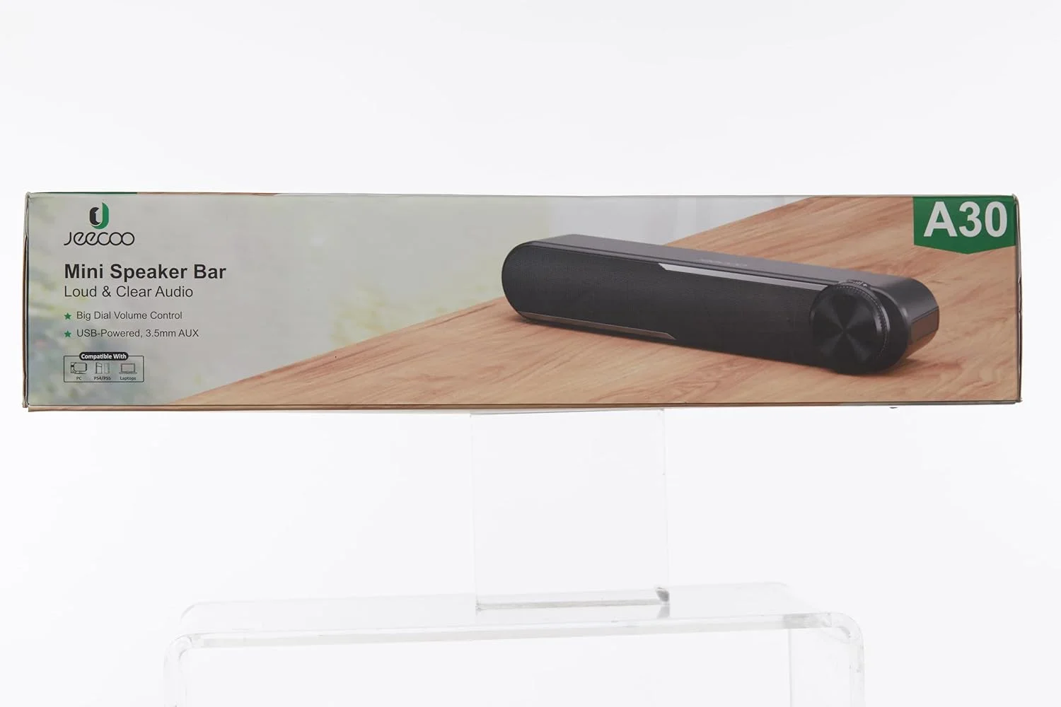 اسپیکر سیمی کامپیوتر Jeecoo A30 - ساندبار PC برای مانیتور - صدای شفاف، تغذیه از طریق USB با AUX 3.5 میلیمتری، کنترل حجم صدای بزرگ - سازگار با لپتاپ و تبلت اسپیکر سیمی کامپیوتر Jeecoo A30 - ساندبار PC برای مانیتور - صدای شفاف، تغذیه از طریق USB با AUX 3.5 میلیمتری، کنترل حجم صدای بزرگ - سازگار با لپتاپ و تبلت