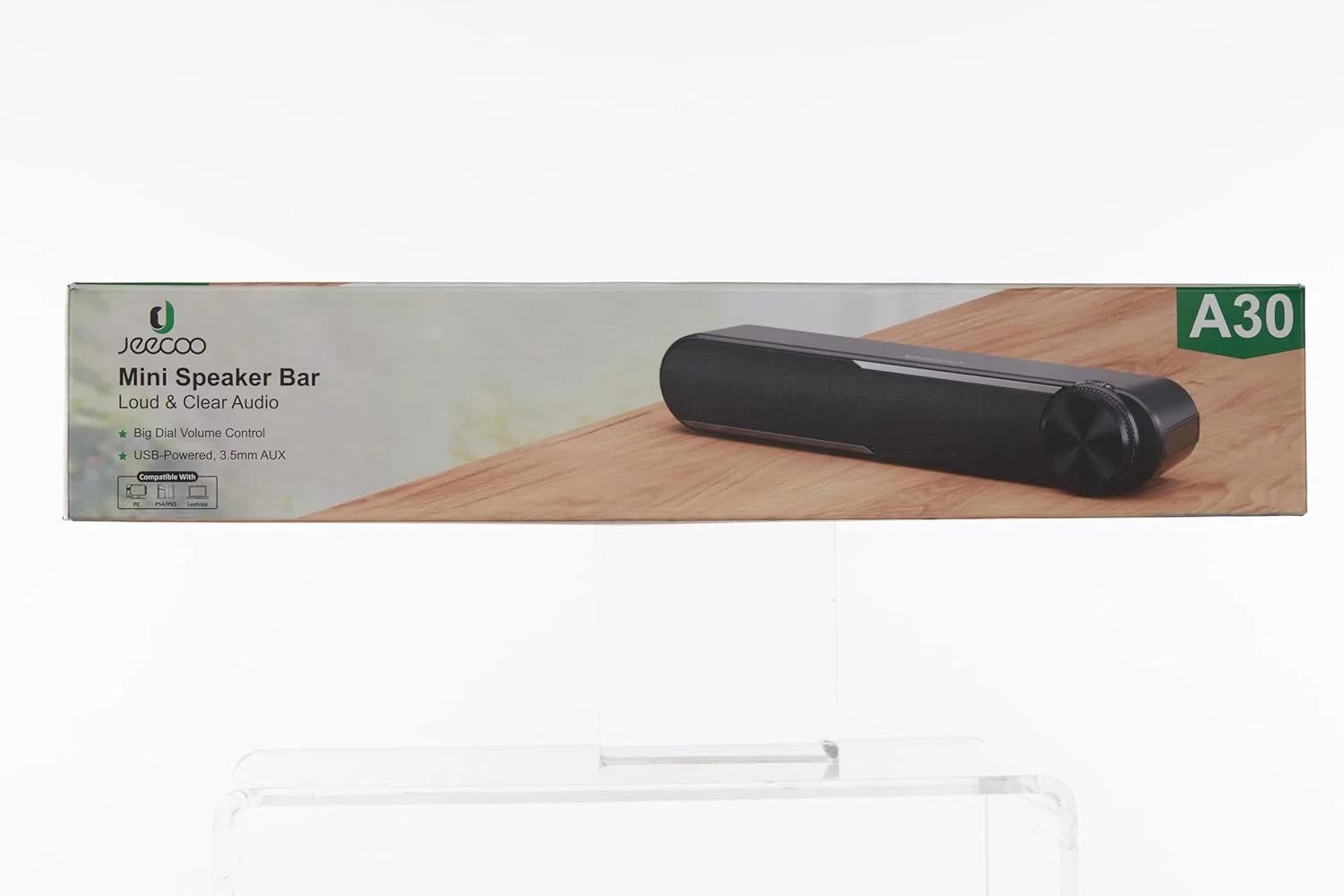 اسپیکر سیمی کامپیوتر Jeecoo A30 - ساندبار PC برای مانیتور - صدای شفاف، تغذیه از طریق USB با AUX 3.5 میلیمتری، کنترل حجم صدای بزرگ - سازگار با لپتاپ و تبلت اسپیکر سیمی کامپیوتر Jeecoo A30 - ساندبار PC برای مانیتور - صدای شفاف، تغذیه از طریق USB با AUX 3.5 میلیمتری، کنترل حجم صدای بزرگ - سازگار با لپتاپ و تبلت