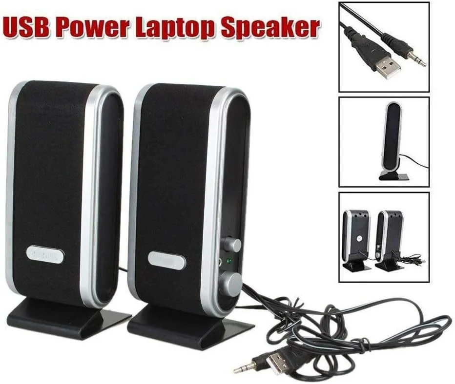 اسپیکر کامپیوتر JACOJE برای لپ تاپ و کامپیوتر شخصی 6W USB2.0 سیمی USB با جک صوتی استریو 3.5 میلی متری اسپیکر کامپیوتر JACOJE برای لپ تاپ و کامپیوتر شخصی 6W USB2.0 سیمی USB با جک صوتی استریو 3.5 میلی متری