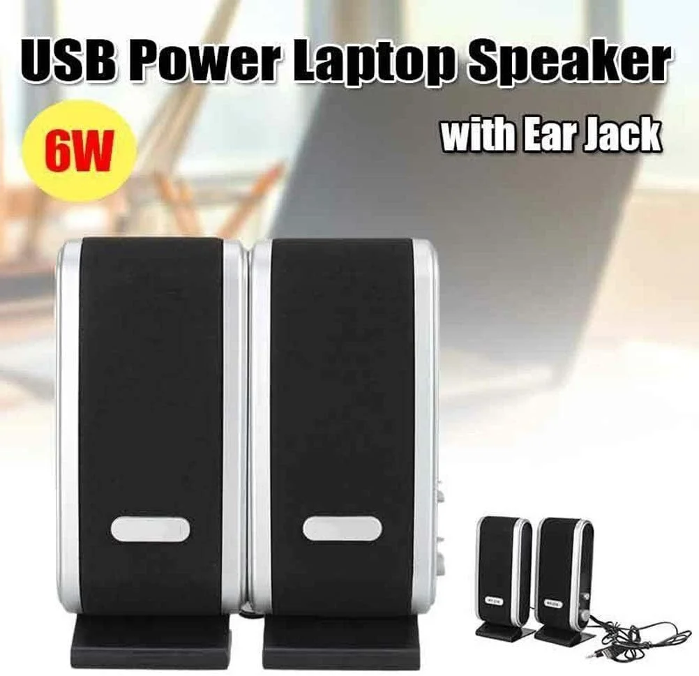 اسپیکر کامپیوتر JACOJE برای لپ تاپ و کامپیوتر شخصی 6W USB2.0 سیمی USB با جک صوتی استریو 3.5 میلی متری اسپیکر کامپیوتر JACOJE برای لپ تاپ و کامپیوتر شخصی 6W USB2.0 سیمی USB با جک صوتی استریو 3.5 میلی متری