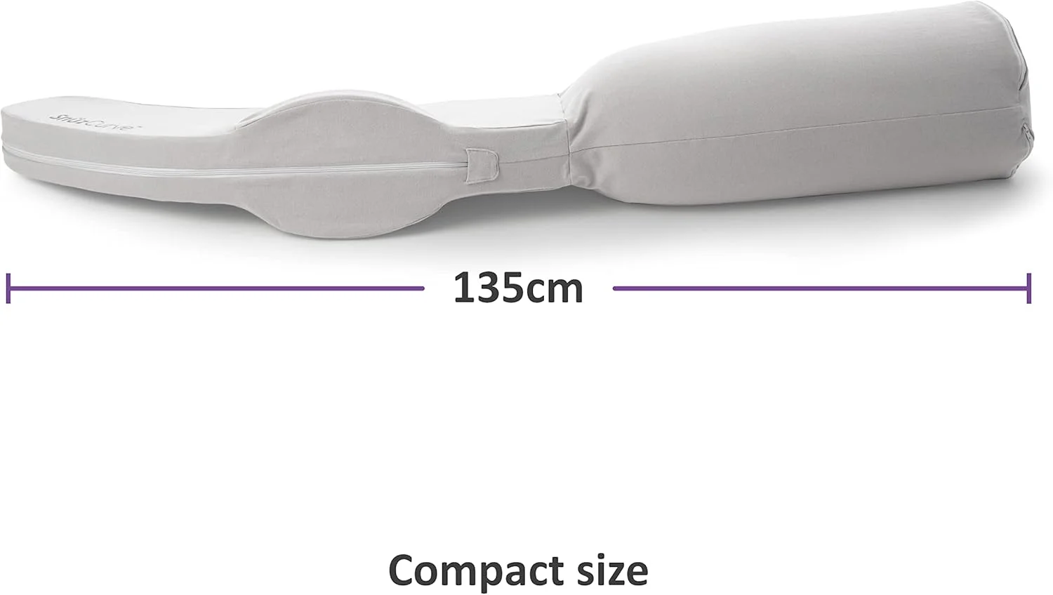 بالش بارداری Snuz SnuzCurve - خاکستری | توسعه یافته در حوزه بهداشت و درمان | دارای KneeBlade | ابعاد: 135cm x 30cm x 25cm بالش بارداری Snuz SnuzCurve - خاکستری | توسعه یافته در حوزه بهداشت و درمان | دارای KneeBlade | ابعاد: 135cm x 30cm x 25cm