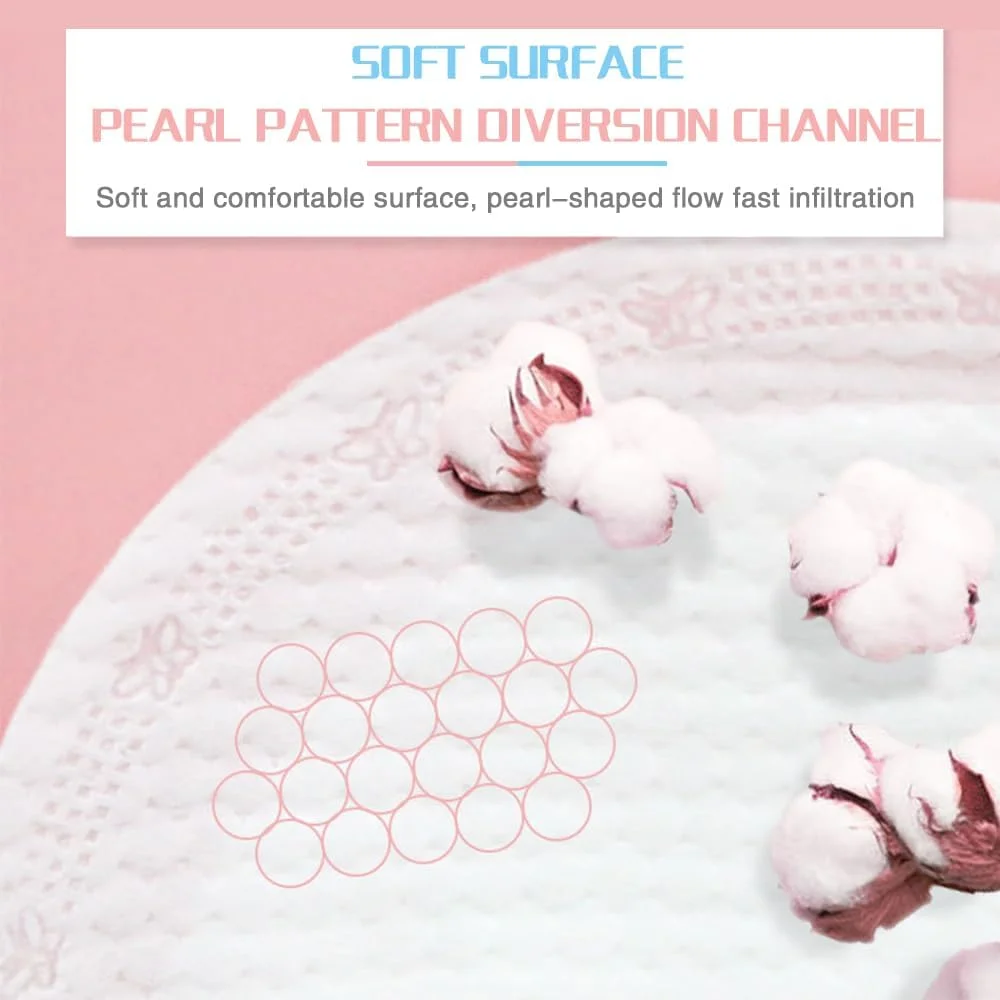 پدهای شیردهی یکبار مصرف، پدهای سینه فوق العاده نازک برای شیردهی، پدهای سینه قابل حمل فوق العاده جاذب و نرم، پدهای قابل حمل، ضد نشت، فوق العاده جاذب، پدهای خشک نگهدارنده (100 عدد)