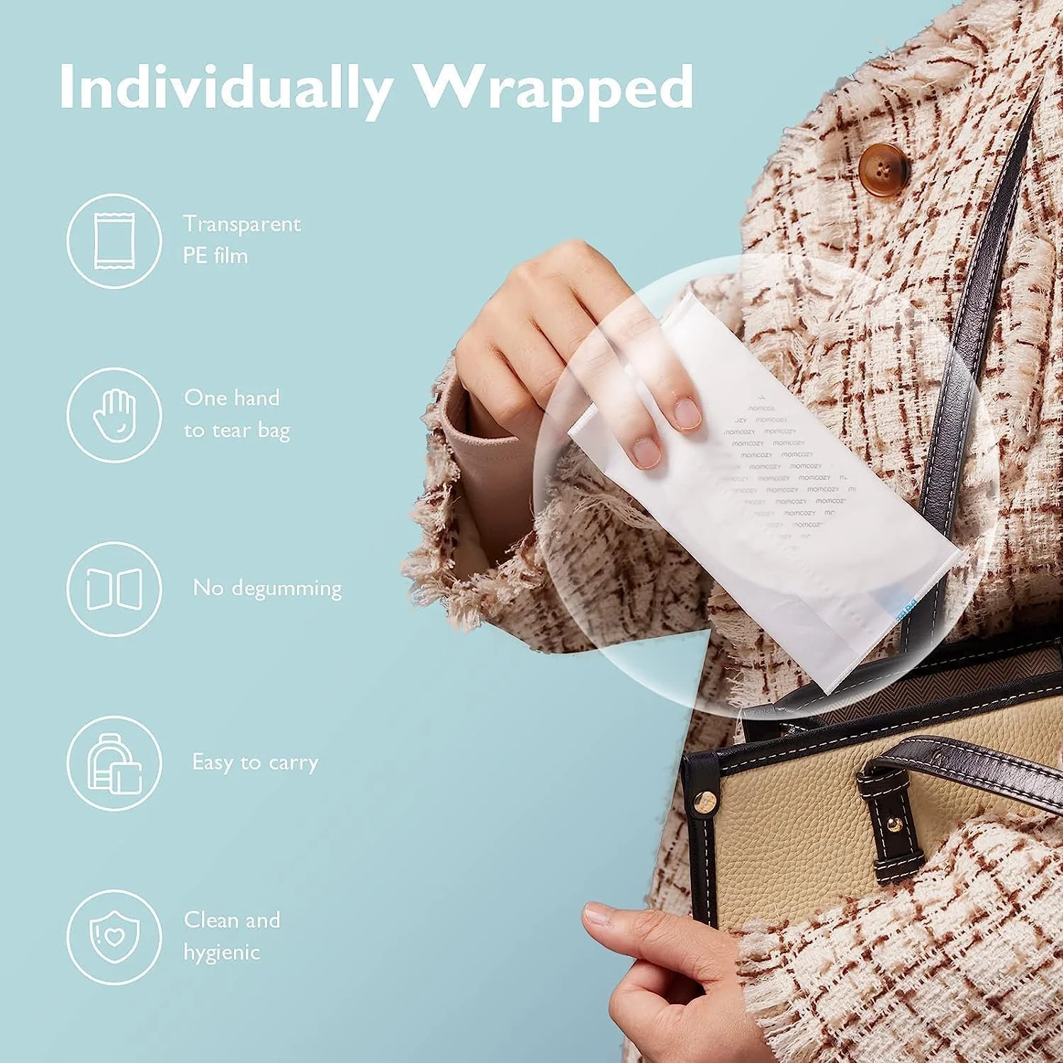 پدهای شیردهی یکبار مصرف جورونب، 100 عدد پد شیردهی برای نشت شیر، خشک نگه دارنده و فوق العاده جاذب، پدهای سینه با طراحی ضد نشت، پدهای نوک سینه نازک و نرم (100 عدد) پدهای شیردهی یکبار مصرف جورونب، 100 عدد پد شیردهی برای نشت شیر، خشک نگه دارنده و فوق العاده جاذب، پدهای سینه با طراحی ضد نشت، پدهای نوک سینه نازک و نرم (100 عدد)